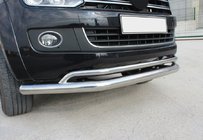 Volkswagen Amarok 2010-2022 Frontbügel Doppel Vegas 2010-2016 Edelstahl d70/42 mm Foto 1