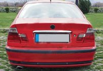 BMW 3 Series E46 1998-2006 Chromleiste über dem Kennzeichen Foto 1
