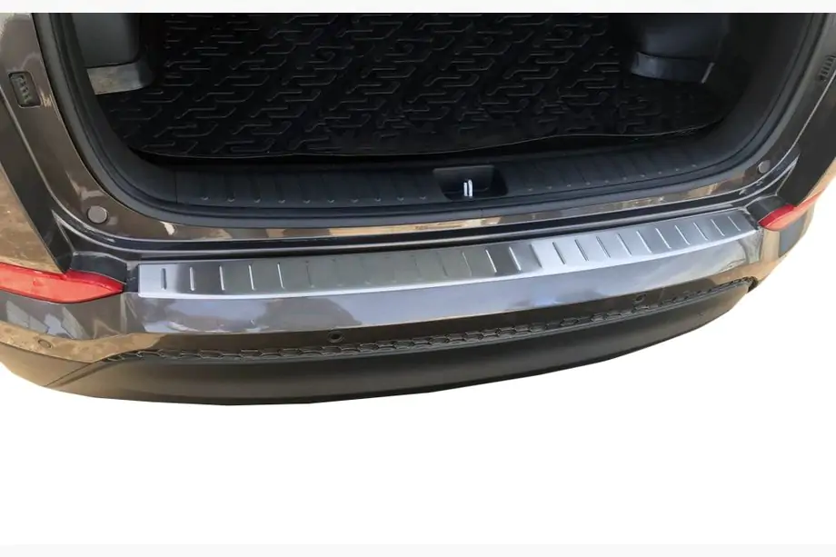 Hyundai Tucson TL 2016-2021 Heckstoßstangenabdeckung OmsaLine 2016-2018 Edelstahl Image