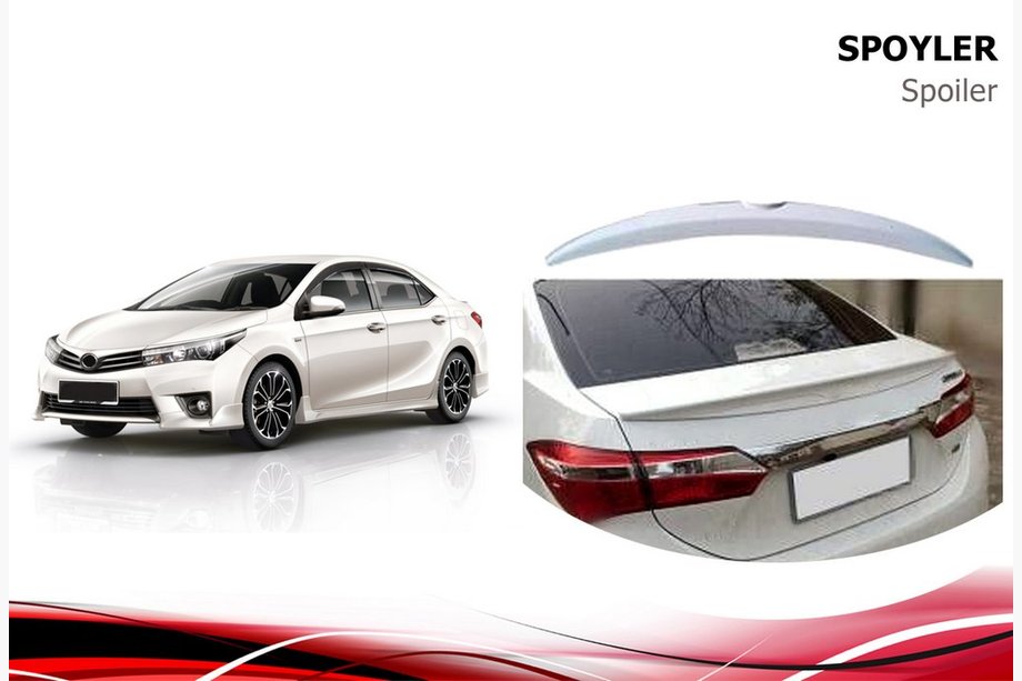 Toyota Corolla 2013-2019 Heckspoiler Niken (grundiert zum Lackieren) Image