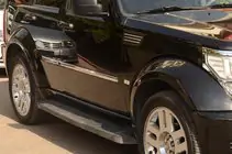 Jeep Cherokee/Liberty 2007-2013 Türleisten Edelstahl Foto 2