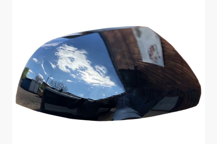 Mercedes Vito/V-class W447 2014- Spiegelabdeckungen Schwarz Chrom (2 Stk., ABS) Foto 1