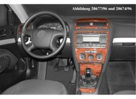 Skoda Octavia II A5 2006-2010 Innenraum Abdeckungen Aluminium Foto 4