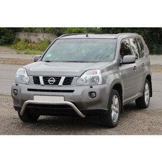 Frontschutz WT007 (Edelstahl) Nissan X-trail T31 2007-2014 Foto 1