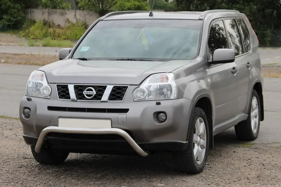 Nissan X-trail T31 2007-2014 Frontschutz WT007 (Edelstahl) Image