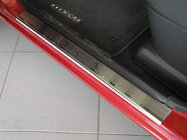 Nissan Micra K12 2003-2010 Einstiegsleisten Natanika Premium (4 Stk, Edelstahl) Foto 2