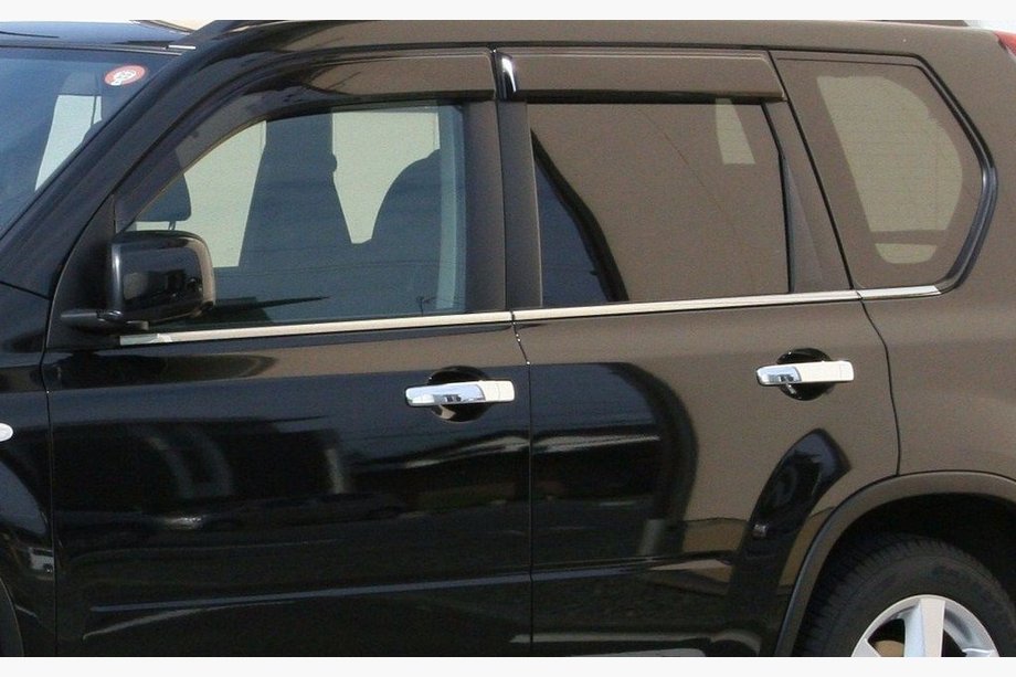 Nissan X-trail T30 2002-2007 Fensterrahmen Blenden Edelstahl (6 Stk) Image