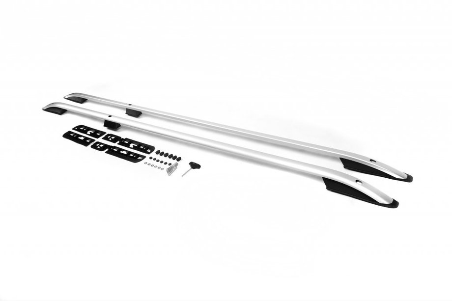 Volkswagen T5 Multivan 2003–2010 Dachreling CROWN (grau matt) Langer Radstand Image