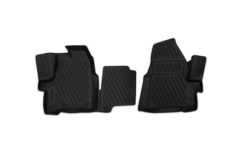Ford Custom 2013-2022 3D Gummimatten für Innenraum (2 Stk, Novline) 1+2 Sitze (Variante 2) Image