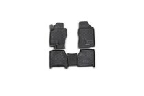 Nissan Navara 2006-2015 (2005↗) Gummifußmatten Innenraum (4 Stk, Novline) Automatikgetriebe Foto 1