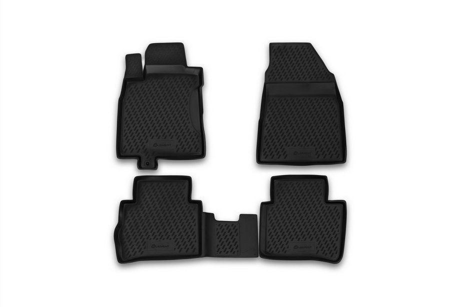 Nissan Tiida 2011-2014 Gummimatten Innenraum (4 Stk, Novline) Variante 2 Image