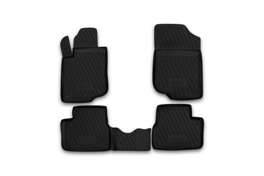 Peugeot 207 2006–2014 Gummimatten für den Innenraum (4 Stk, Novline) Image