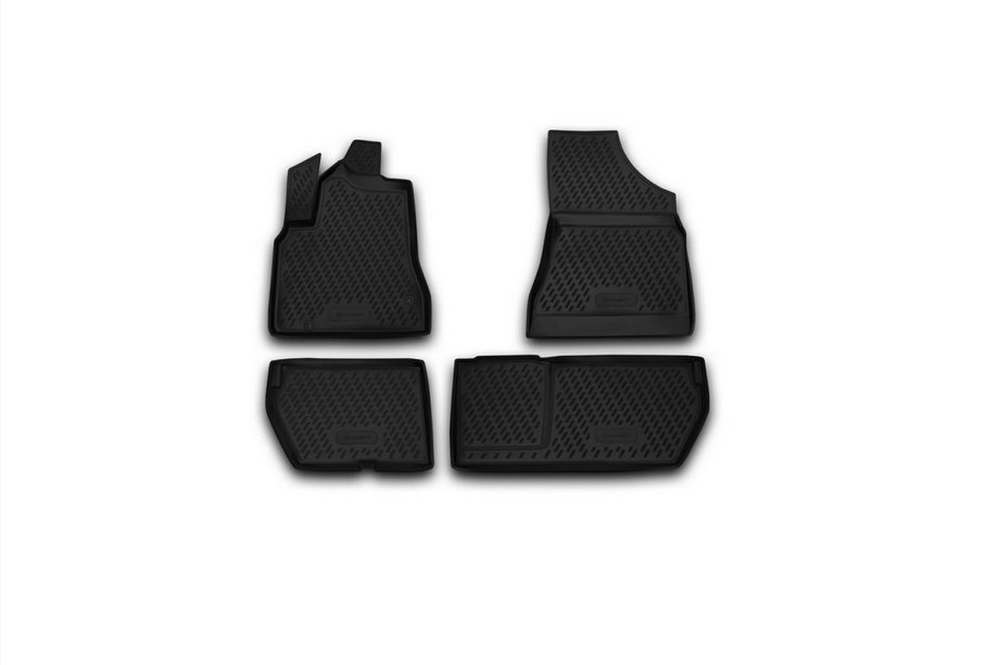 Peugeot Partner Tepee 2008-2018 Gummimatten Innenraum (4 Stk, Novline) Variante 2 Image