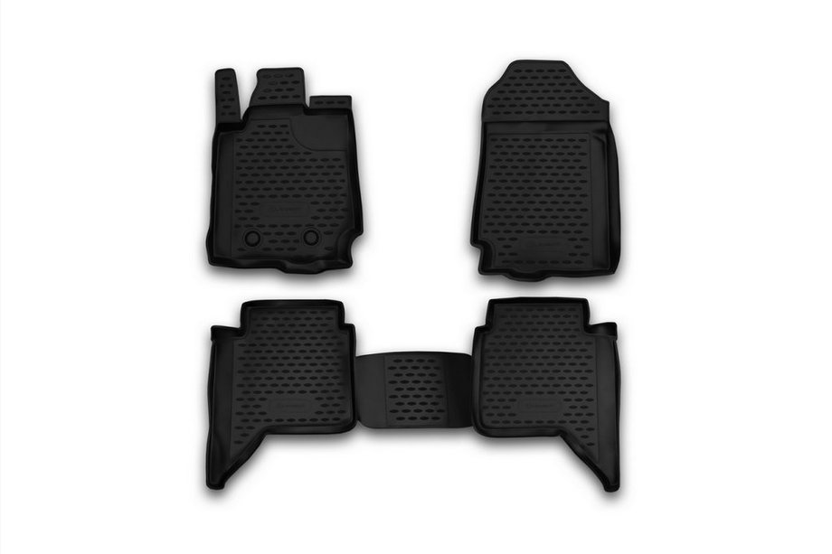 Ford Ranger 2011–2022 Gummimatten Innenraum (4 Stk, Novline) 4D Foto 1