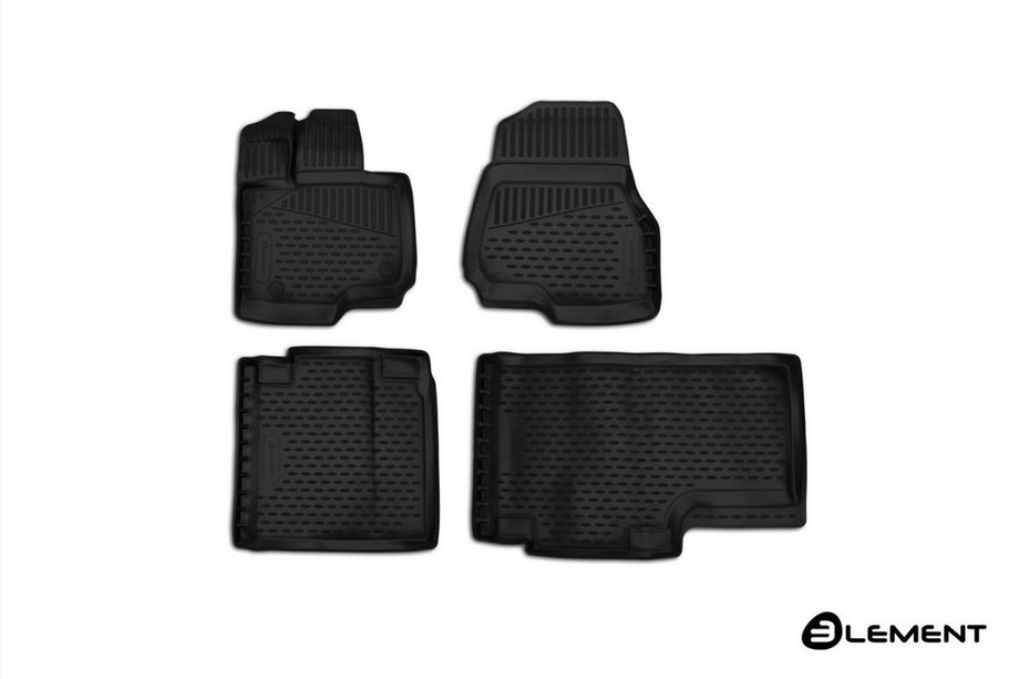 Ford F-150 2014-2021 3D Gummimatten für Innenraum (4 Stk, Novline) Supercab (ext. cab) Foto 1