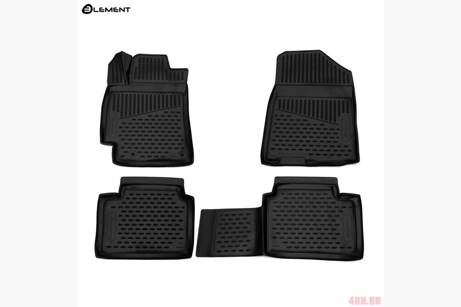 Kia Cerato 3 2013-2018 (2018↗) 3D Gummimatten für Innenraum (4 Stk, Novline) Image