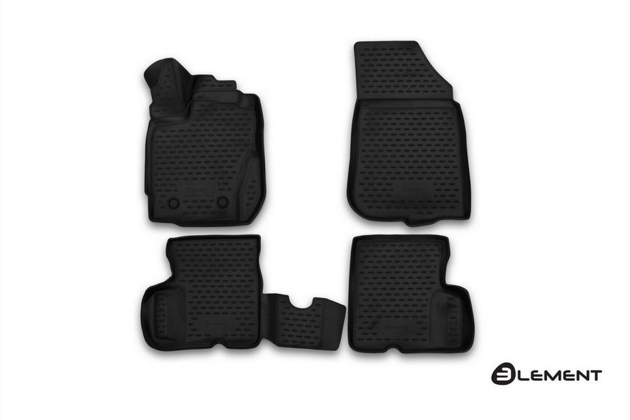 Nissan Terrano 2014- (2016↗) 3D Gummimatten für Innenraum (4 Stk, Novline) Image
