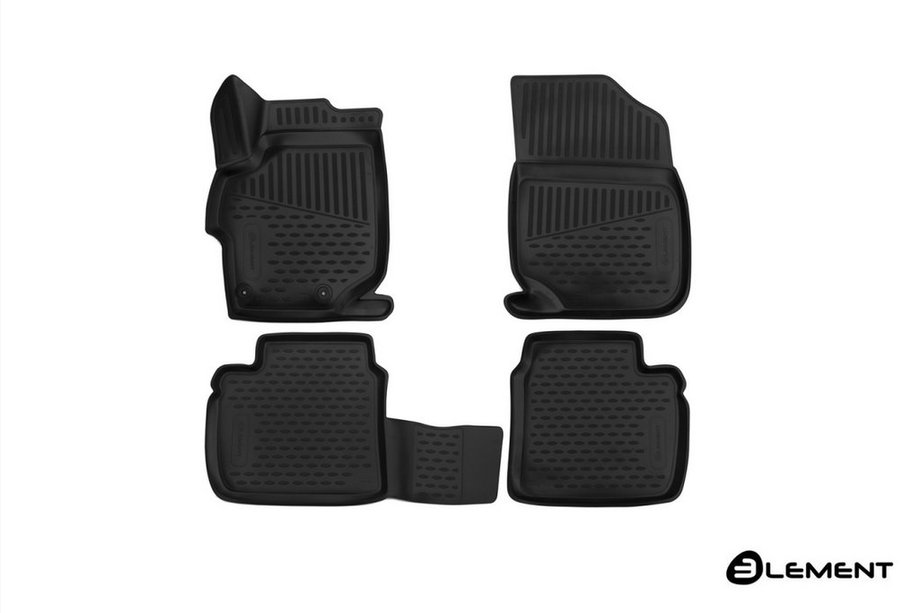 Peugeot 301 2012- 3D Gummimatten für Innenraum (4 Stk, Novline) Image