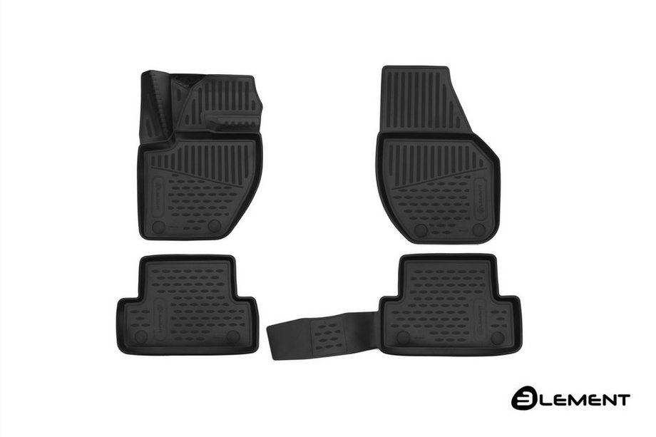 Volvo V40 2012- (2016↗) 3D Gummimatten für Innenraum (4 Stk, Novline) HB (FL) Europa Image