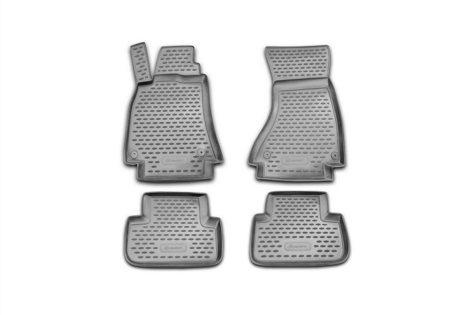 Audi A4 B8 2007-2015 Gummimatten Innenraum (4 Stk, Novline) Automatikgetriebe Foto 1