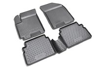Chevrolet Aveo T200 2002-2008 Gummimatten für den Innenraum (4 Stk, Novline) Foto 1