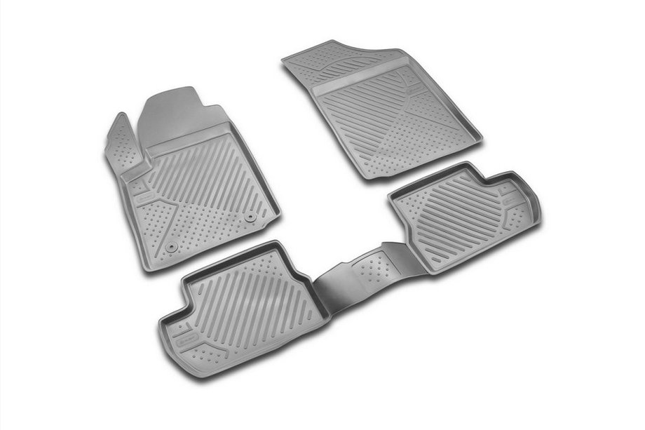 Citroen C-2 2003-2009 Gummimatten für den Innenraum (4 Stk, Novline) Image