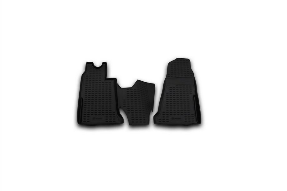 Ford Transit 2000–2014 (2006↗) Gummimatten Innenraum (2 Stk, Novline) Schaltgetriebe (Variante 1) Image