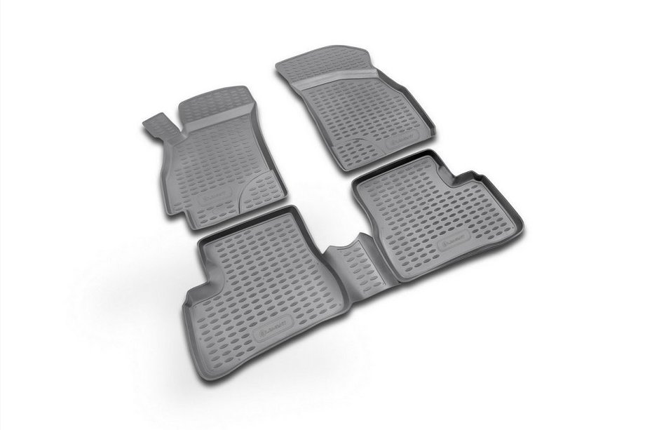 Hyundai Accent 2000-2006 Gummimatten für den Innenraum (4 Stk, Novline) Image
