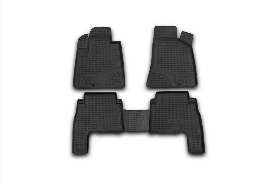 Hyundai Santa Fe 2 2006-2012 (2006-2010) Gummimatten Innenraum (4 Stk, Novline) Image