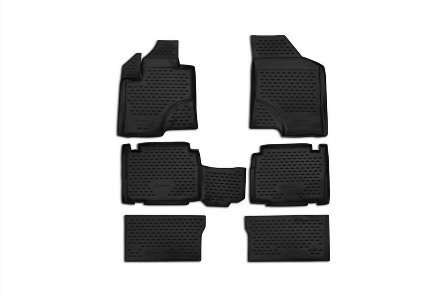 Hyundai IX55 2007-2012 Gummimatten Innenraum (6 Stk, Novline) Image