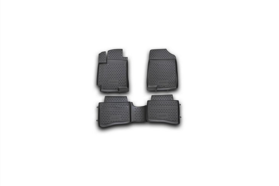 Hyundai Accent 2011-2017 Gummimatten für den Innenraum (4 Stk, Novline) Image