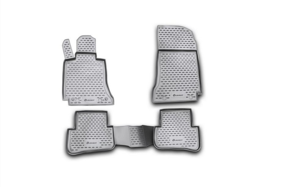 Mercedes C-class W204 2007-2015 Gummimatten für den Innenraum (4 Stk, Novline) Image