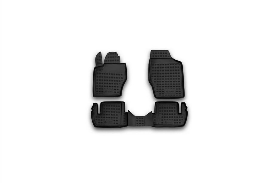 Peugeot 307 2001-2008 Gummimatten für den Innenraum (4 Stk, Novline) Image