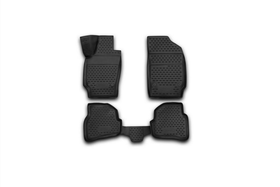 Volkswagen Polo 2010-2017 3D Gummimatten für Innenraum (4 Stk, Novline) SD Image