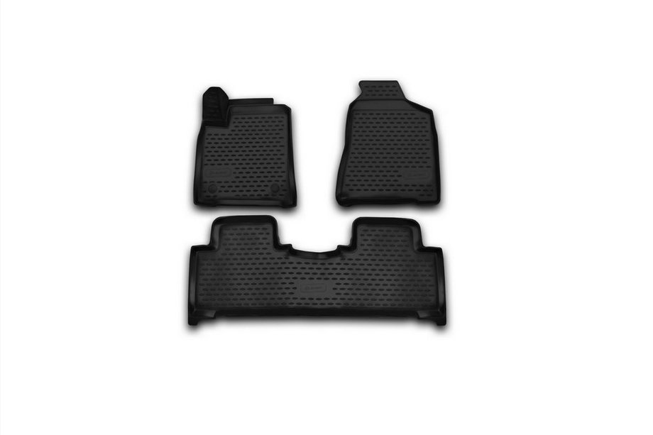 SsangYong Action 2005-2018 (2013↗) 3D Gummimatten Innenraum (3 Stk, Novline) Image