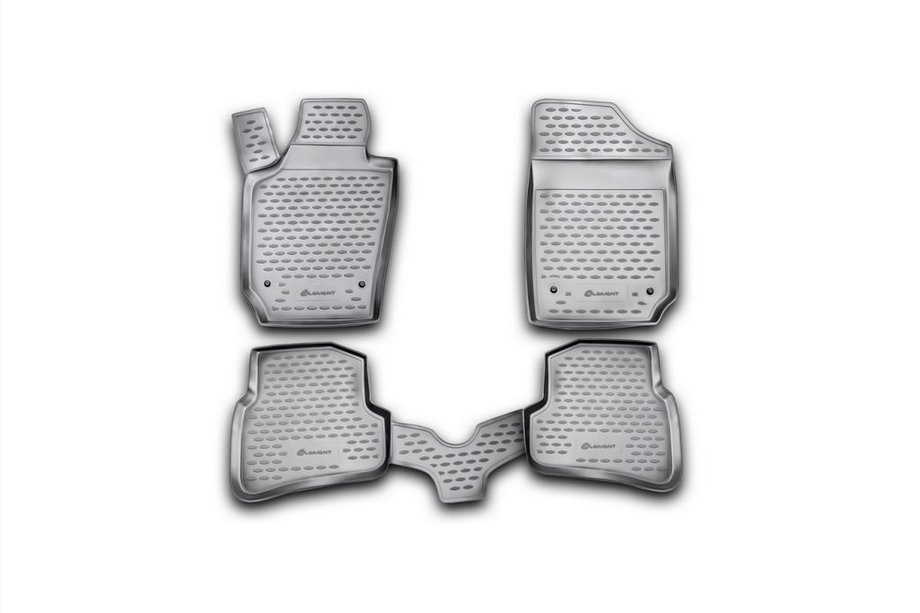 Seat Ibiza 2010-2017 Gummimatten Innenraum (4 Stk, Novline) SW Image