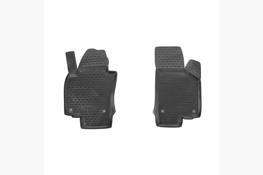 Skoda Octavia II A5 2006-2010 Gummimatten vorne für Innenraum (2 Stk, Novline) 2004-2013 Foto 1