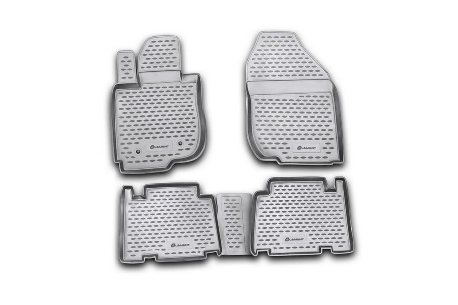 Toyota Rav 4 2006-2013 (2006↗) Gummimatten Innenraum (4 Stk, Novline) Long Foto 1