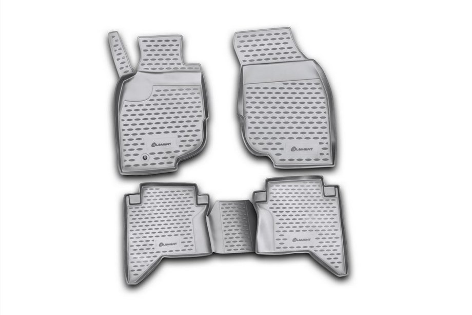 Toyota Hilux 2006-2015 (2008↗) Gummimatten für den Innenraum (4 Stk, Novline) Image