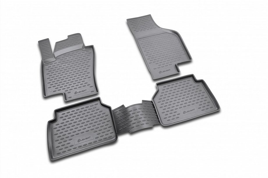 Volkswagen Tiguan 2007-2016 Gummimatten für den Innenraum (4 Stk, Novline) Image
