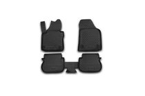 Volkswagen Caddy 2010-2015 Gummimatten Innenraum (4 Stk, Novline, 2 verschiebbar) Foto 1
