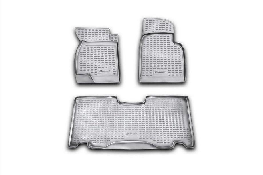 UAZ 3151 1985–2003 (Patriot) Gummimatten (Classic/Comfort) Innenraum (3 Stk, Novline) 2005-2014 Foto 1