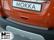 Opel Mokka 2012-2021 Heckstoßstangenabdeckung Nataniko (2012-2016, Edelstahl) Foto 1