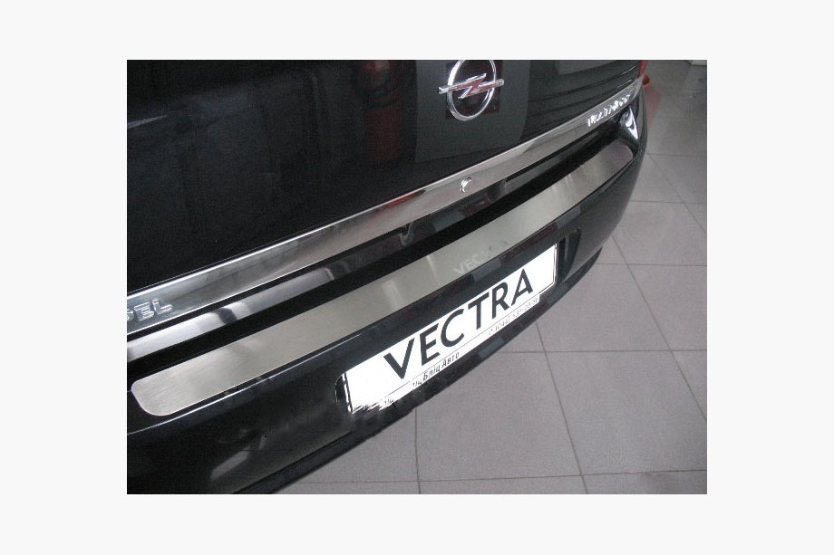 Opel Vectra C 2002-2008 Heckstoßstangenabdeckung Natanika (Edelstahl) Limousine Image