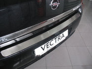Opel Vectra C 2002-2008 Heckstoßstangenabdeckung Natanika (Edelstahl) Limousine Foto 1