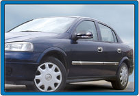 Opel Astra G classic 1998-2012 Türleisten Edelstahl (4 Stk) OmsaLine - Italienischer Edelstahl Foto 1
