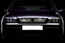 Opel Astra G classic 1998-2012 Chrom Kühlergrill Abdeckungen (8 Stk, Edelstahl) Foto 1