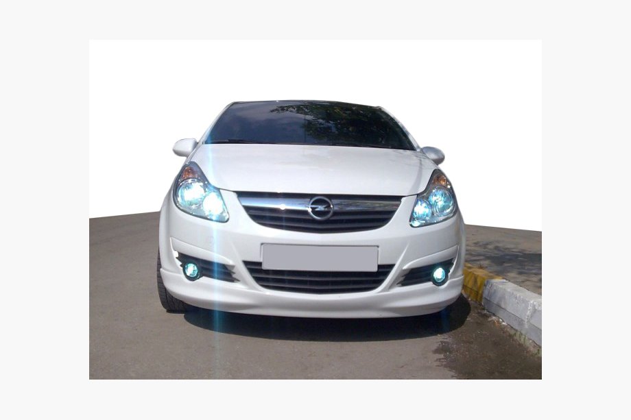 Opel Corsa D 2007-2014 Frontuntere Spoilerlippe (grundiert) Image