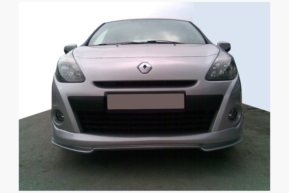 Renault Clio III 2005-2012 Frontstoßstangenlippe V2 (grundiert zum Lackieren) Image