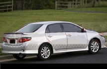 Toyota Corolla 2007-2013 Heckstoßstangenabdeckung (grundiert zum Lackieren) Foto 4